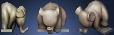 3D model Elephant I Love You (STL)